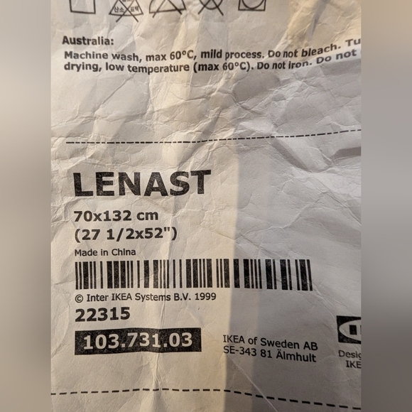 Crib Mattress protectors Includes 2 white, 70x132 cm (27 1/2x52") - Picture 11 of 13